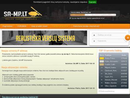 SAMP Сервер SA-MP.LT || IP: ip.sa-mp.lt