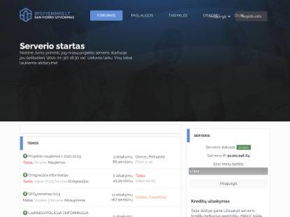 SAMP Сервер SFGyvenimas.lt / Visa informacija tinklapyje. [Lik