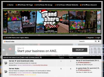 SAMP Сервер GTA Pinas Roleplay (PC/Android)