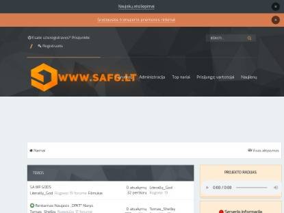 SAMP Сервер SAFG.LT | Reikalingas 0.3.7 klientas!