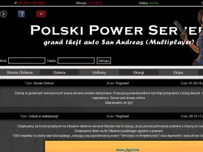 SAMP Сервер •[PPS]••» Nowe IP: 54.38.201.18:8062 «••[PPS]•