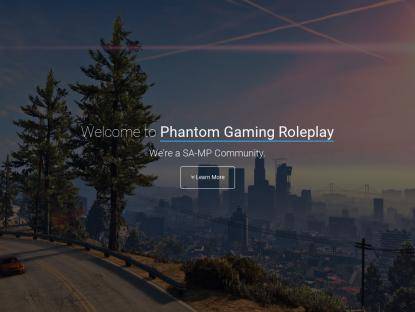 SAMP Сервер [0.3.7][ENG]Phantom Gaming Roleplay