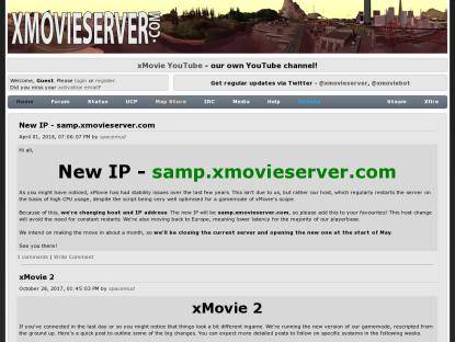 SAMP Сервер MOVED TO samp.xmovieserver.com