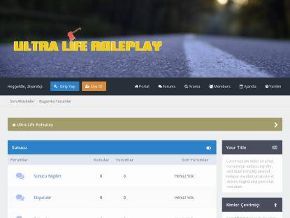 SAMP Сервер ULTRA LIFE ROLEPLAY - AKTIF!