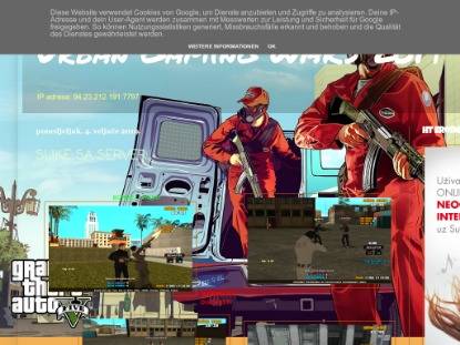 SAMP Сервер UrbanWars - Novi IP: 94.23.212.191:7797