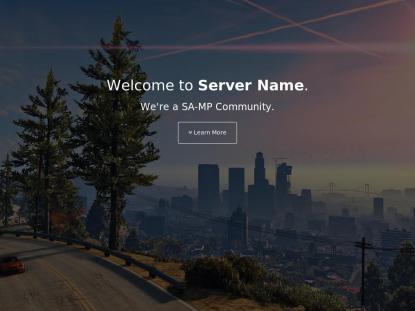SAMP Сервер SAMP SERVER