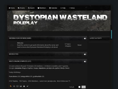 SAMP Сервер Dystopian RP | DayZ Mode | Cyberpunk Theme | Zombi