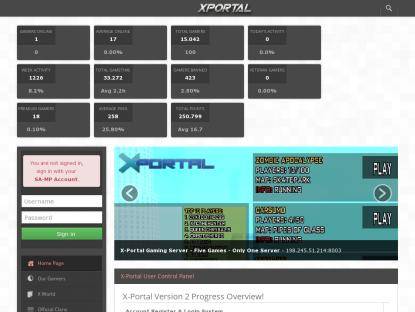 SAMP Сервер 2.7.1 • X-Portal • Zombie Apocalypse • Racing • Ca