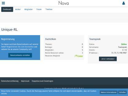 SAMP Сервер Unique Reallife v1.1 R1