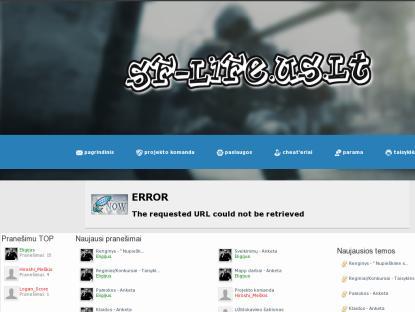 SAMP Сервер SF-LIFE.US.LT TVARKOMA !