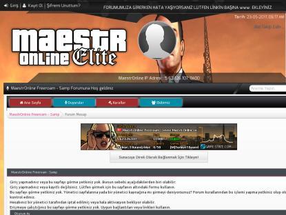 SAMP Сервер [M]aestrOnline Turkiye™ | XXX.MaestrOnline.org |