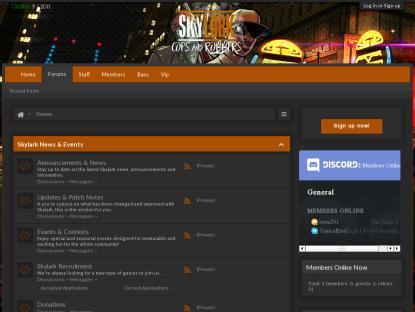 SAMP Сервер Skylark Cops and Robbers [FREE ADMIN]