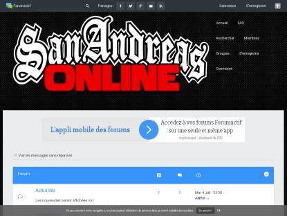 SAMP Сервер [FR] San Andreas Online Project
