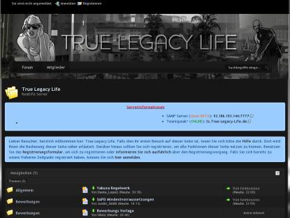 SAMP Сервер • True-Legacy-Life.de •