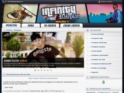 SAMP Сервер Infinity Roleplay - Sistemas ъnicos