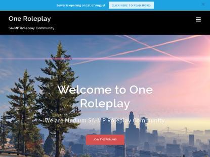 SAMP Сервер «« One Roleplay »» Updated!