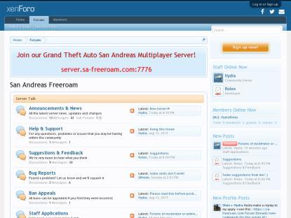 SAMP Сервер « •• SAF | Freeroam/Minigames/Gangs/Fun •• »