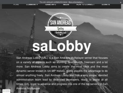 SAMP Сервер SAL - San Andreas Lobby Freeroam (Build 10)