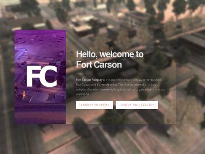 SAMP Сервер Fort Carson Roleplay