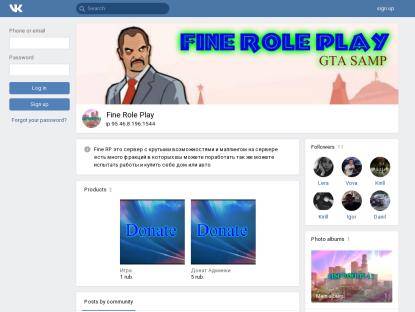 SAMP Сервер Fine Role Play|Бонус 500к