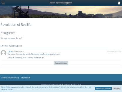 SAMP Сервер • Revolution of Reallife ~ Version: 1.0 •