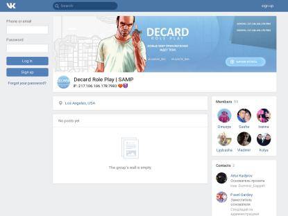 SAMP Сервер Decard RP | Server:1