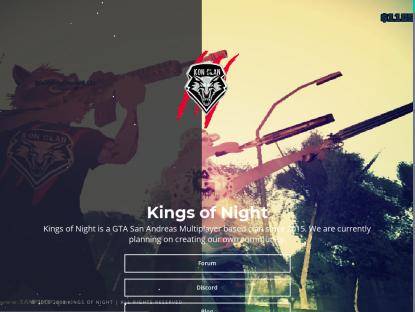 SAMP Сервер Kings of Night - FreeRoam/DM/Races