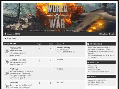 SAMP Сервер • Call of Duty • World At War Returns™ •[®]•