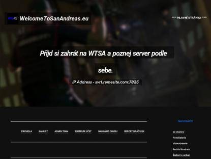 SAMP Сервер [CZ/SK/EN] Welcome To San Andreas - WTSA.EU