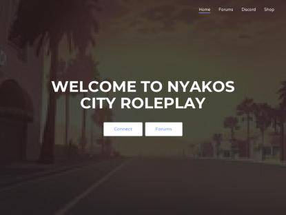 SAMP Сервер Nyakos City Roleplay[1 week of refunds!] (Double X