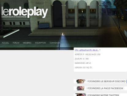 SAMP Сервер (FR) LEROLEPLAY.FR - Development