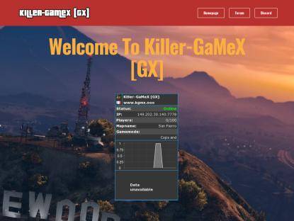 SAMP Сервер Killer-GaMeX [GX] XXX.kgmx.ooo