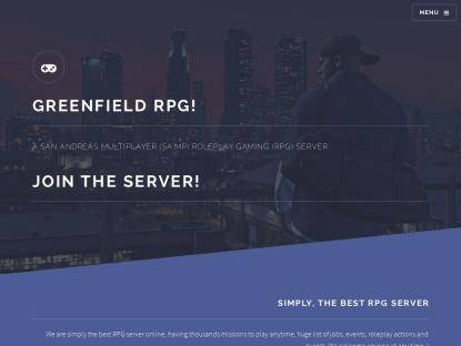 SAMP Сервер Greenfield RPG