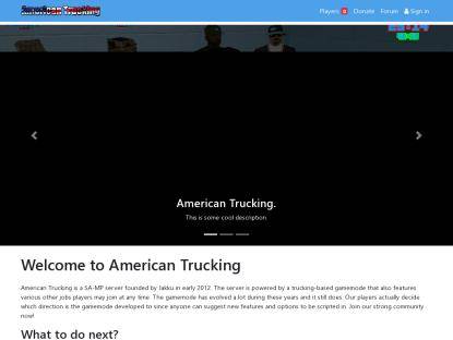 SAMP Сервер [ENG] American Trucking by Jakku