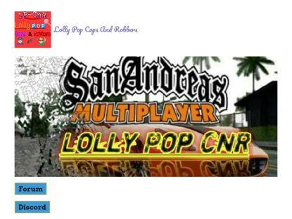 SAMP Сервер Lolly Pop Cops And Robbers [0.3.7]