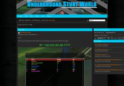 SAMP Сервер Underground Stunt World 24/7