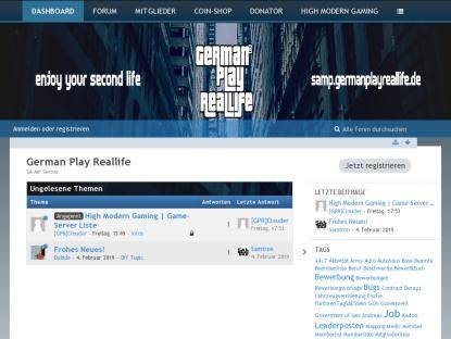 SAMP Сервер • German Play Reallife ~  Aufbauphase •