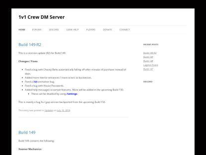 SAMP Сервер 1v1 Crew DM Server (0.3.7)