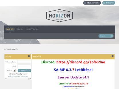 SAMP Сервер .:: «[MaXXiMuM FreeRoam]» ::.