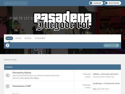 SAMP Сервер [PASADENA] Nueva IP 66.70.142.132:7780
