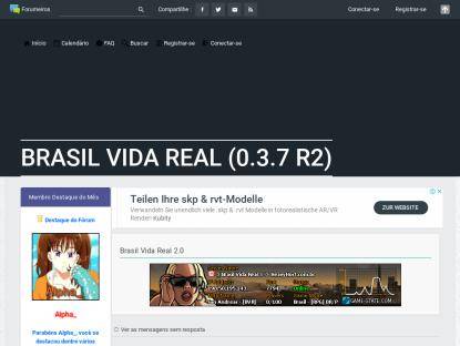 SAMP Сервер • Brasil - Vida Real • (0.3.7 R2) [RPG] #BR/PT ®