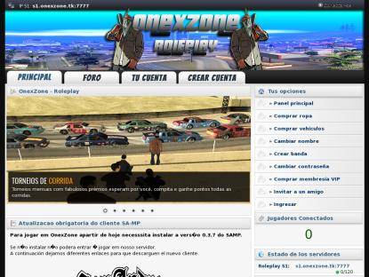 SAMP Сервер OnexZone Roleplay [S1] Rol em Portuguкs