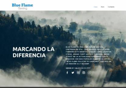 SAMP Сервер « Blue Flame | Policias y Ladrones [0.3.7] »