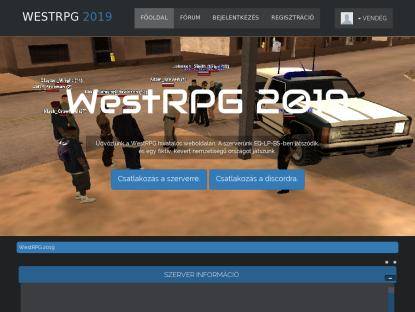 SAMP Сервер [HUN]WestRPG 2019 | WestRPG2019.eu