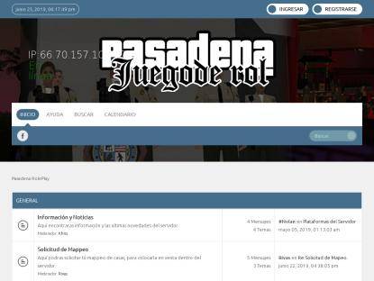 SAMP Сервер Pasadena Roleplay - Juego del Rol