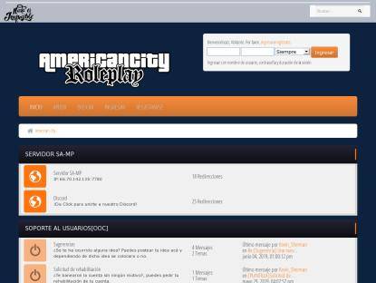 SAMP Сервер |•|American City|•|Roleplay|•|v2.74|•|