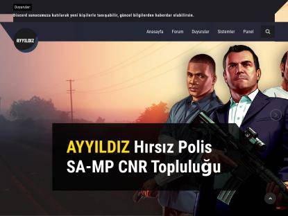 SAMP Сервер AyYildiz Hirsiz Polis - XXX.ayyildiz-hp.com(0.3DL)