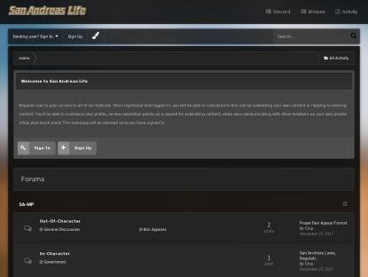 SAMP Сервер [0.3.DL] San Andreas Life [LEADERS WANTED]