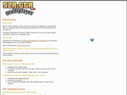 SAMP Сервер SZR Roleplay - v5.1.5