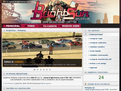 SAMP Сервер BrightSun | Roleplay en espaсol
